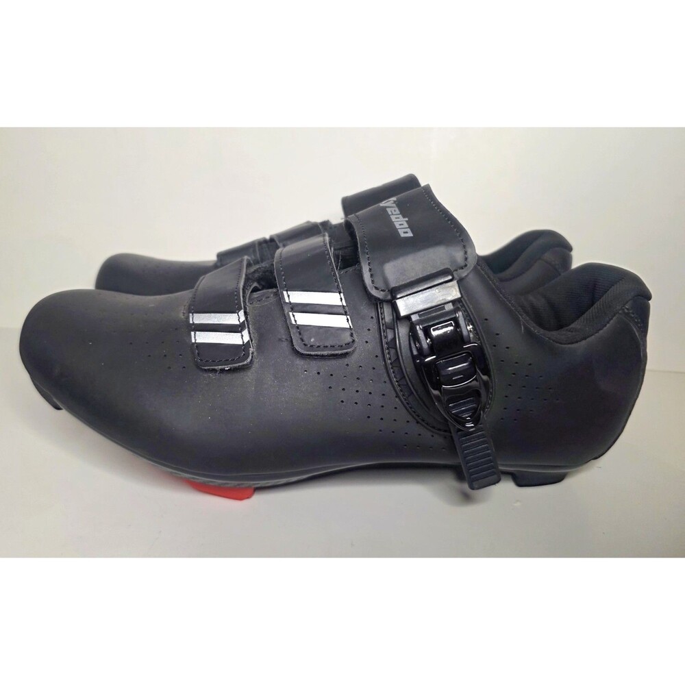 Kyedoo Cycling Shoes Mens Size 45EU 11 - 11.5 US Black Straps Peloton